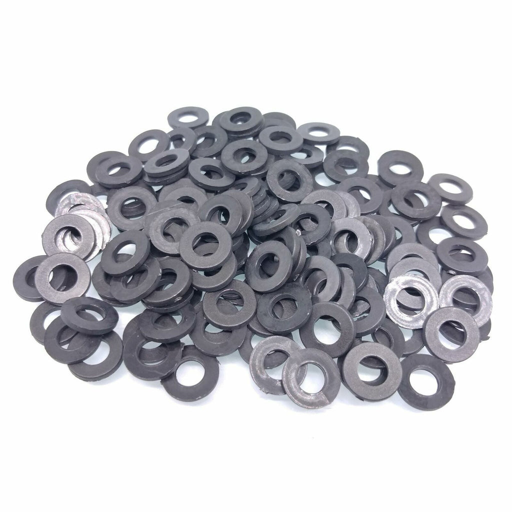 1000pcs Black Plastic Nylon Flat Spacer Washer Insulation Gasket M10 x 20 x 2mm