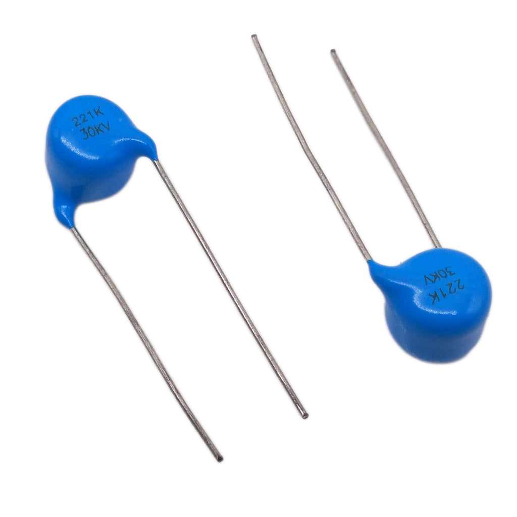 AU Stock 5pcs High Voltage Ceramic Disc Capacitors 220pf 0.22nf 221 30000V 30KV