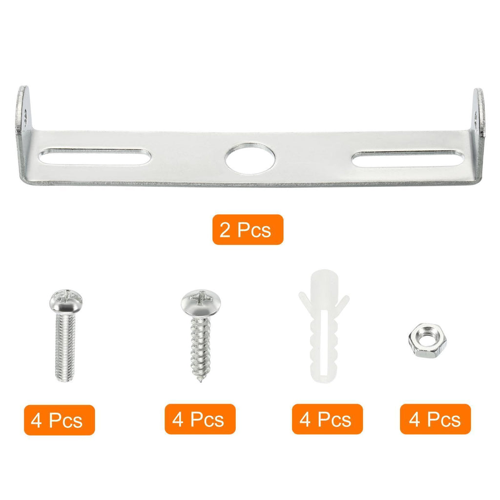 2 set Ceiling Light Plate 100x18x17mm Light Fixture Chandelier Mounting Bracket