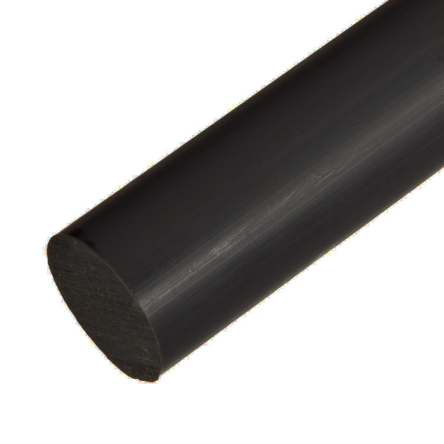 US Stock 3pcs 46.5mm ±10% Diameter 13" PA6 Nylon Round Rod Stick Bar Stock Black