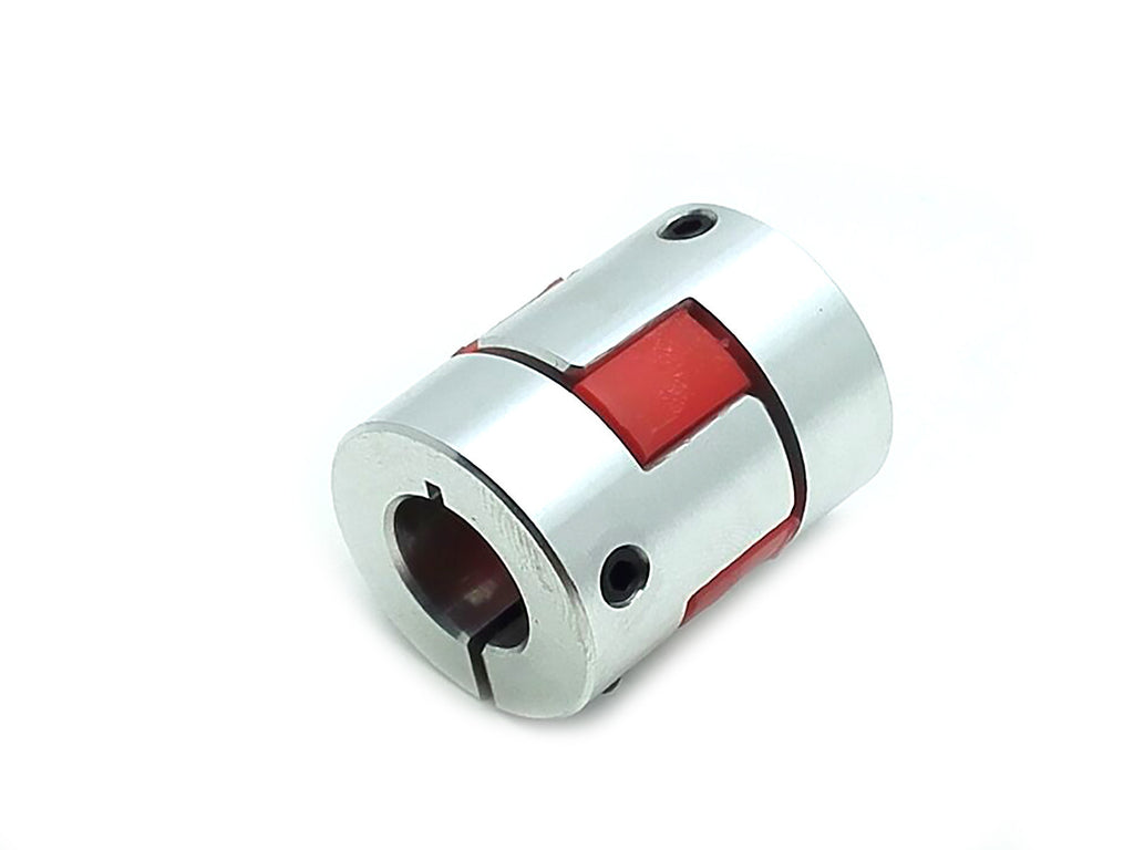 US Stock 12mm x 12.7mm 1/2" Flexible Plum Coupling Shaft Coupler Connect D25 L30