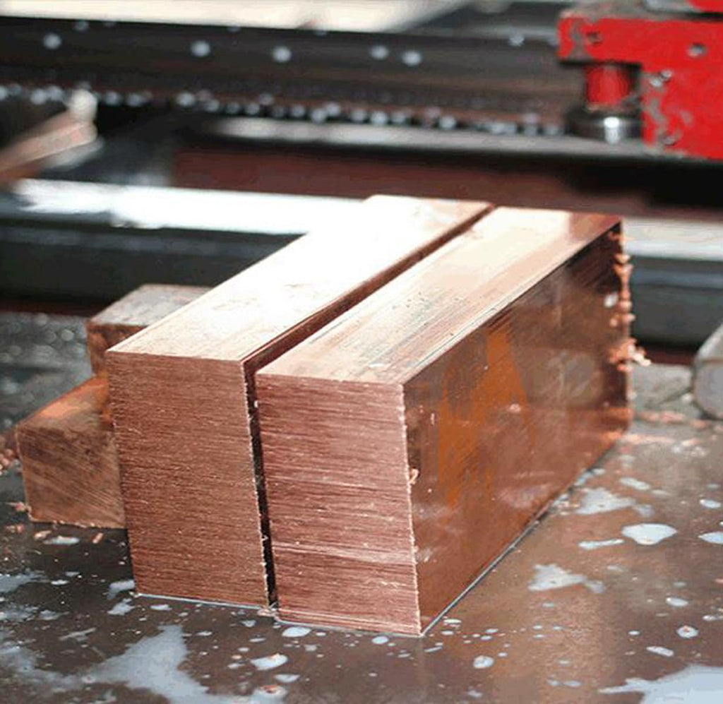 US Stock 50mm x 50mm x 60mm 99% Cu T2 Copper Flat Bar Stock