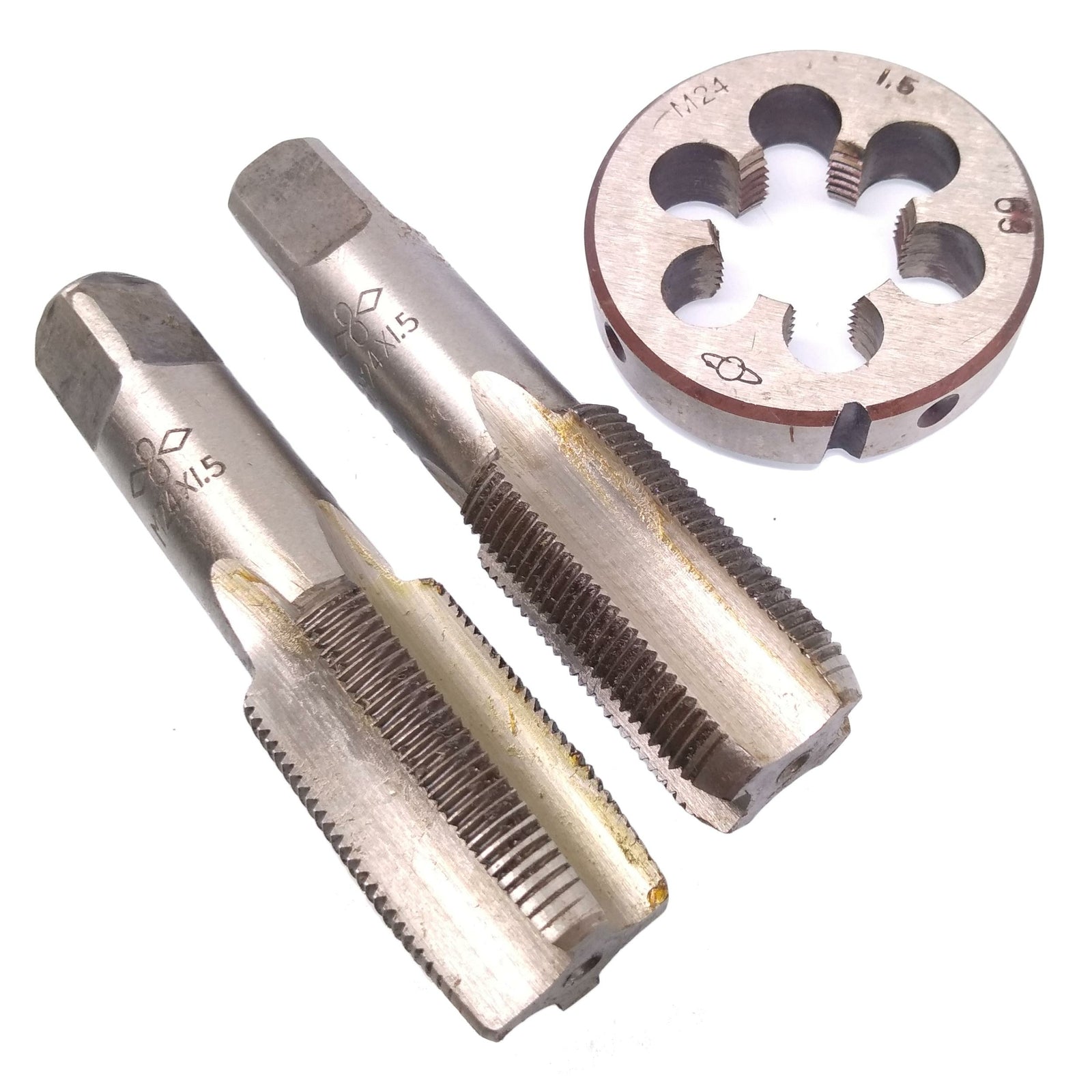 HSS M30 x 3.5mm Taper & Plug Tap & M30 x 3.5mm Die Metric Thread Right Hand