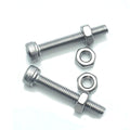 US Stock 50x M3 x 20mm Hex Socket Screw Bolt Knurling DIN912 Stainless Steel Nut