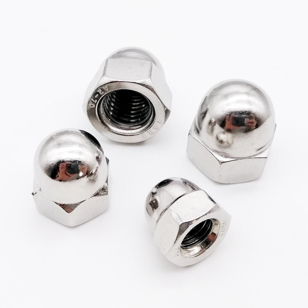 20pcs M8 304 A2 Stainless Steel Hex Cap Dome Acorn Nut