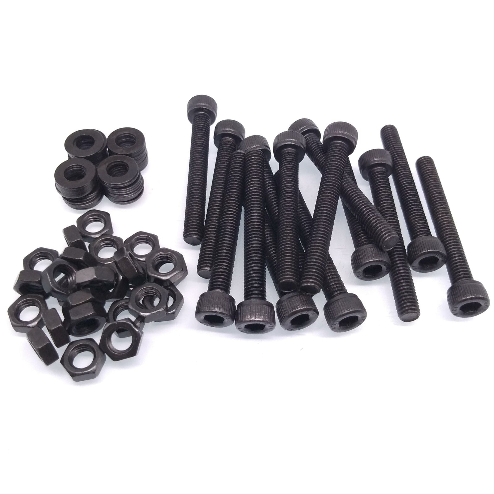 50x M5 x 35mm Socket Head Cap Screws Alloy Steel Allen Socket Drive Nuts Washers