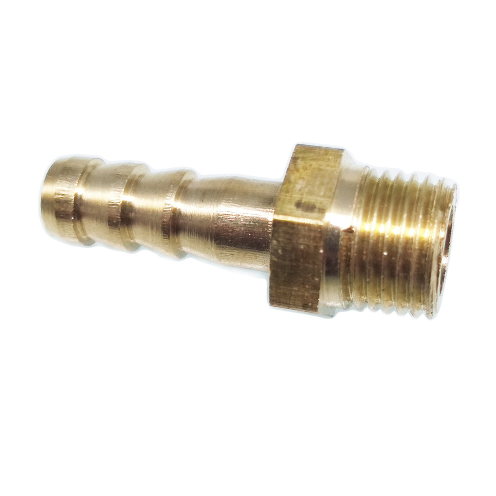 US Stock 2x 1/8" BSP Male Thread 6mm Brass Hose Barb Coupler Fitting Connector