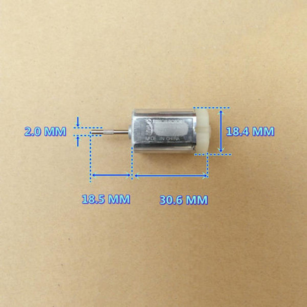 AU Stock 5pcs DC 12-18V 14500RPM SF-266SA-1G160 Square 6-Pole Rotor DC Motor