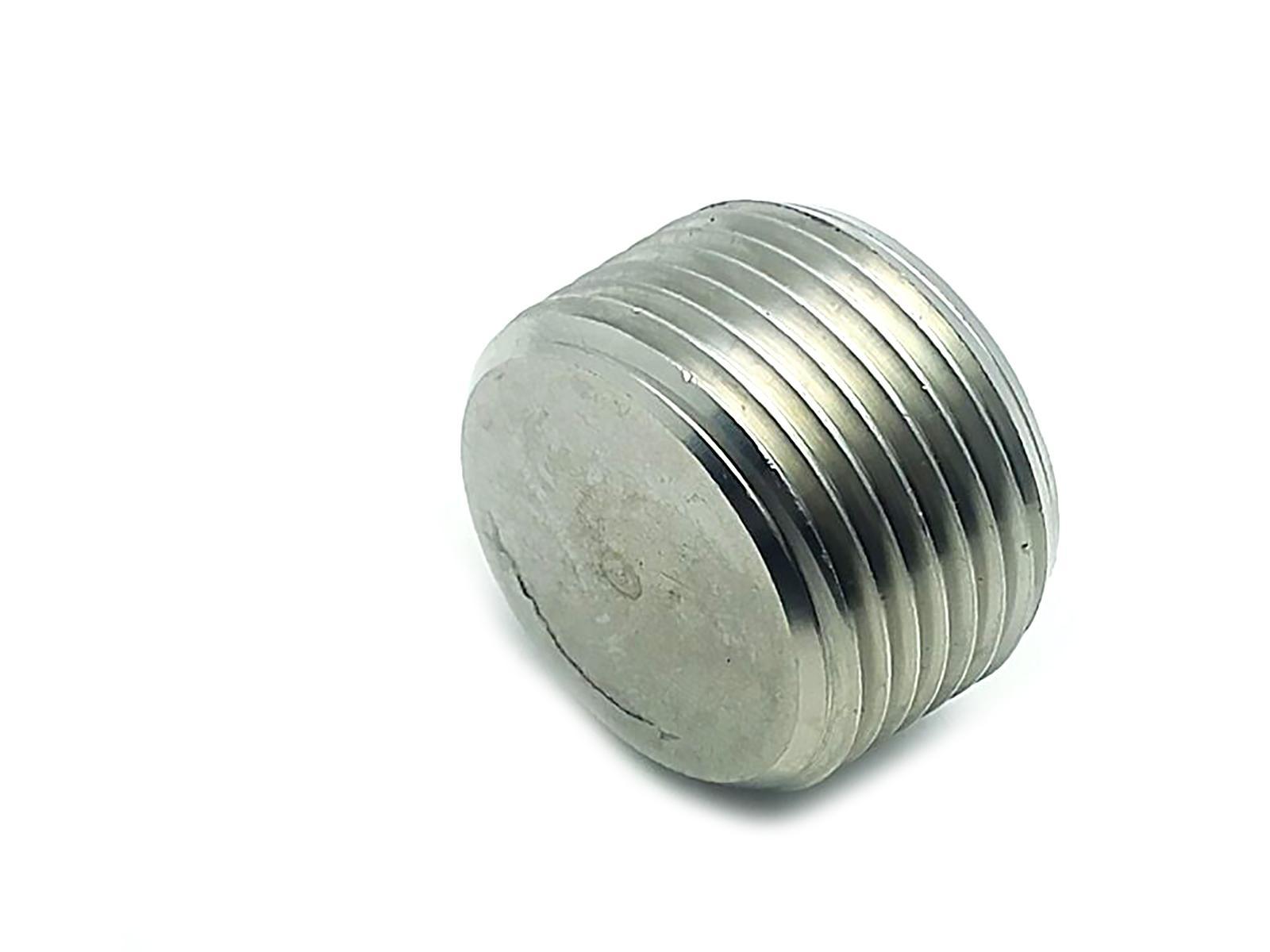 US Stock 1pc 304 Stainless Steel 1 inch NPT Hex Head Pipe Plug Fitting 1"