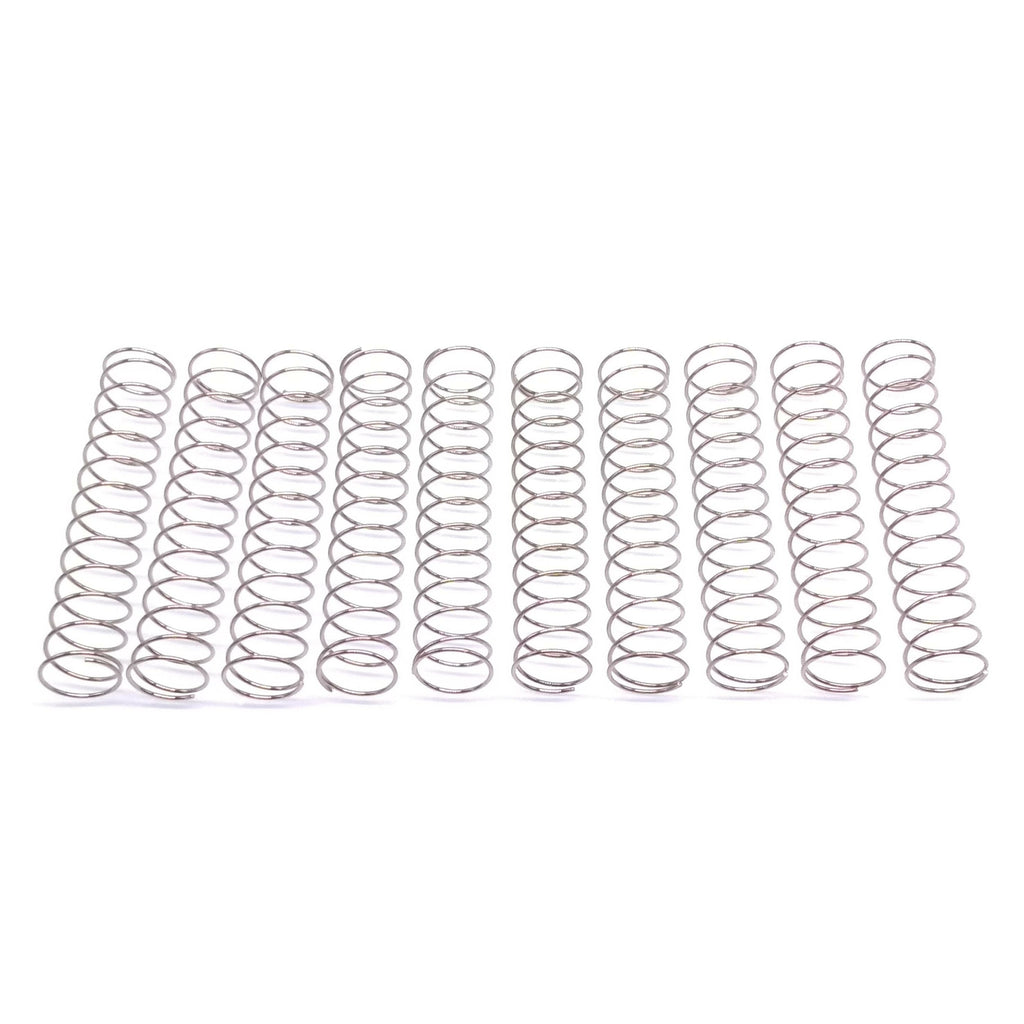 10x 0.6mm Wire Dia Stainless Steel Compression Spring Pressure OD 12mm Length 50