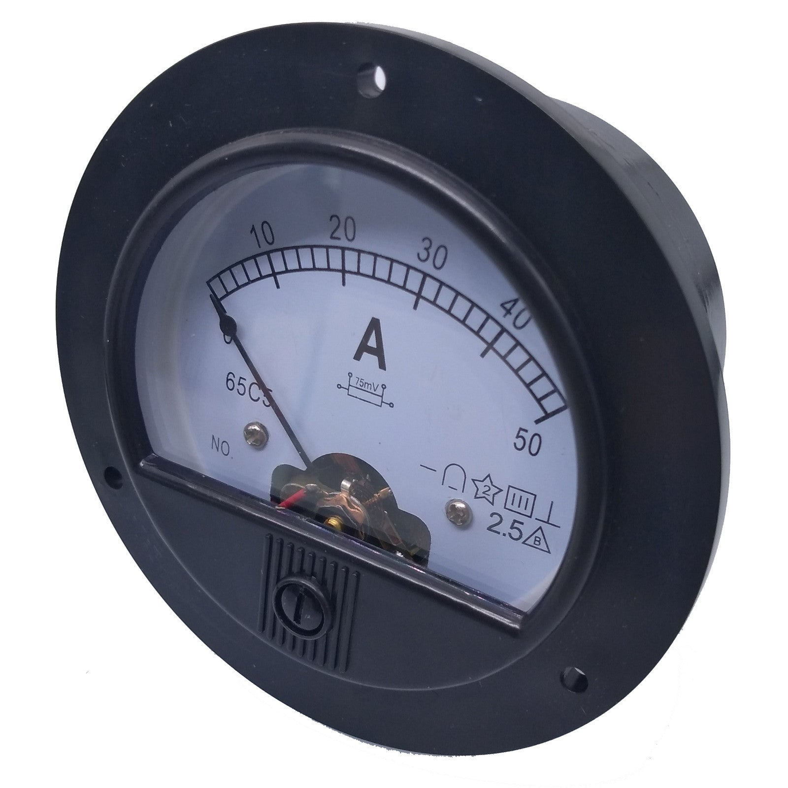AU Stock DC 0~50A Analog AMP Current Pointer Needle Panel Meter Ammeter & Shunt