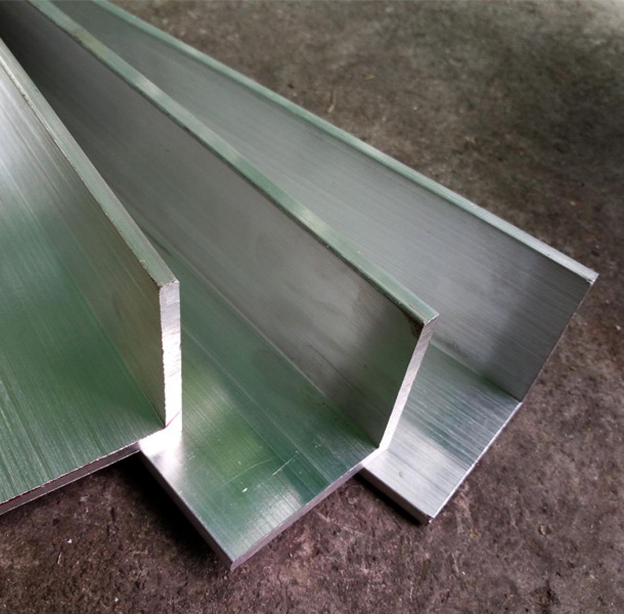 US Stock 2pcs 30mm x 30mm x 250mm(9.84") Long 4mm Thick 6063 T5 Aluminum Angle
