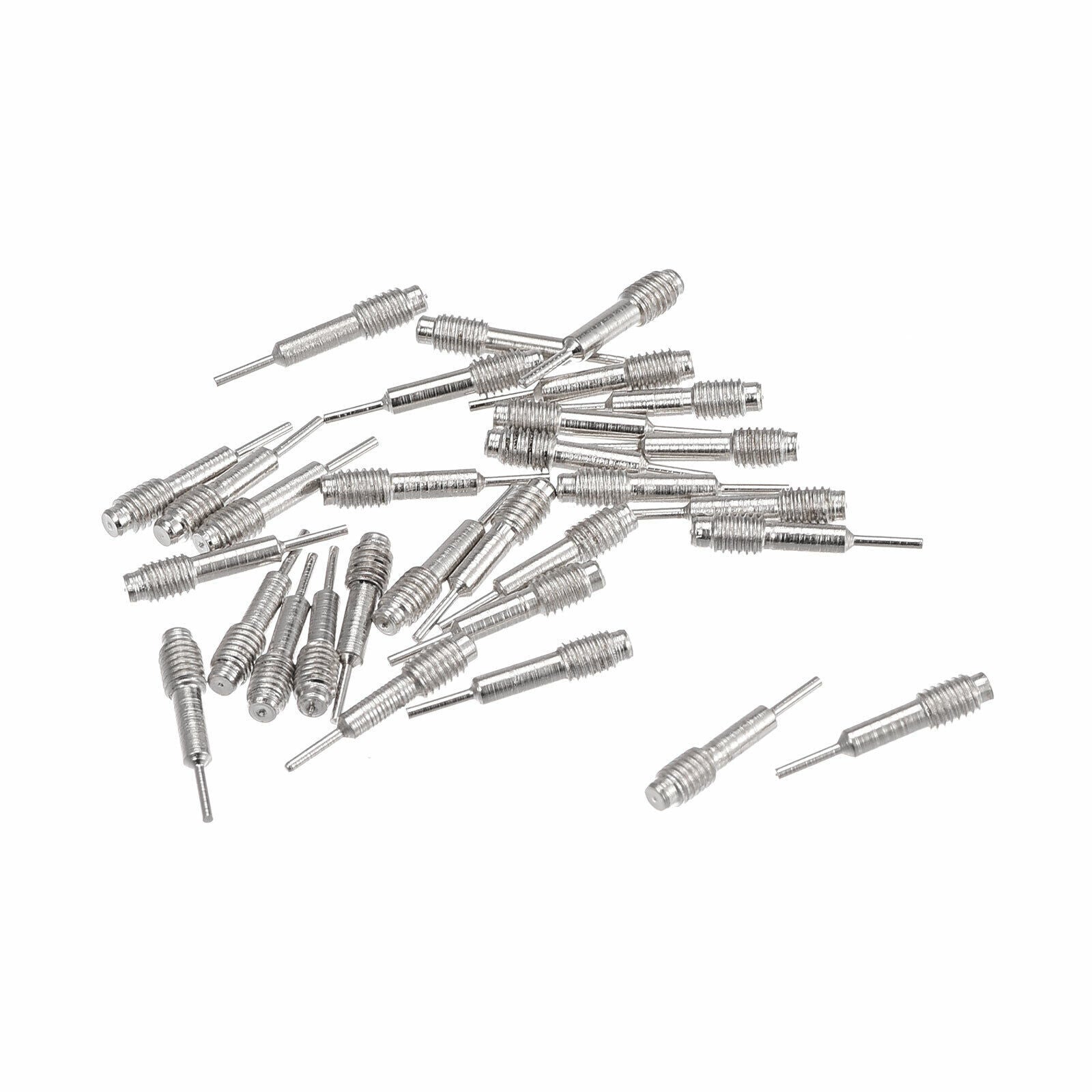 30pcs Replace Pins for Watch Band Pin Punch Tool 0.8mm Dia Metal Punch Pins