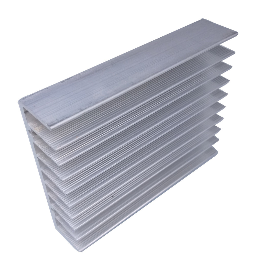 US Stock Aluminium Heatsink 100mm x 76mm x 21mm For 4pcs 3w LED or 10pcs 1w LED