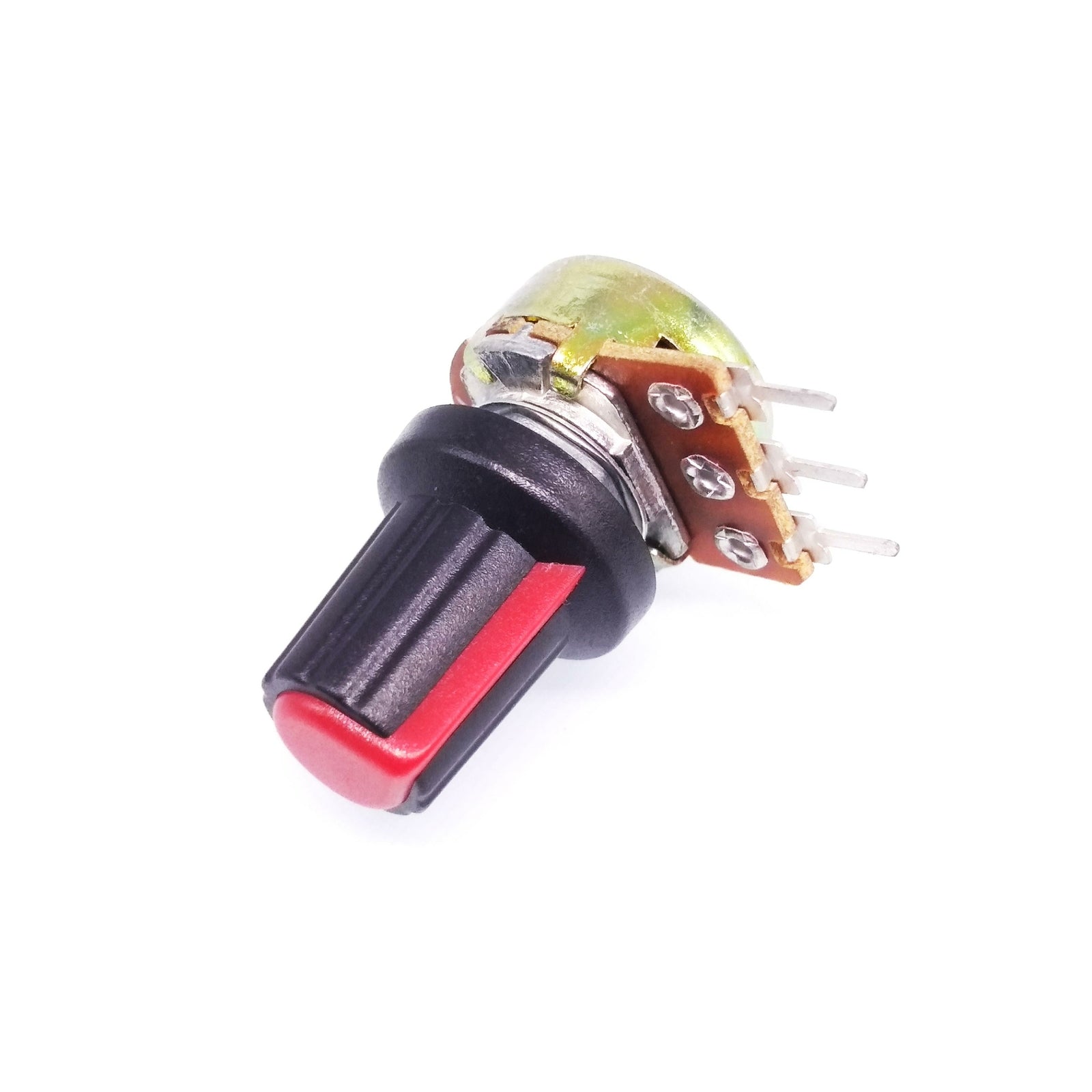 US Stock 10 Units 500K B500K OHM Linear Taper Rotary Potentiometer POT Red Knob