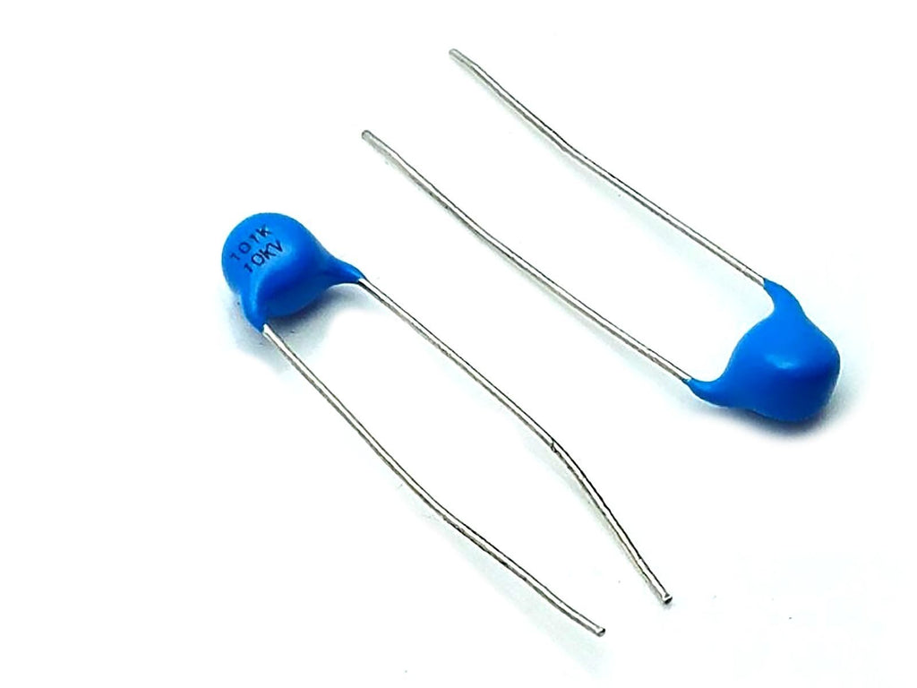 10pcs High Voltage Ceramic Disc Capacitors 100pf 0.1nf 101 10000V 10KV
