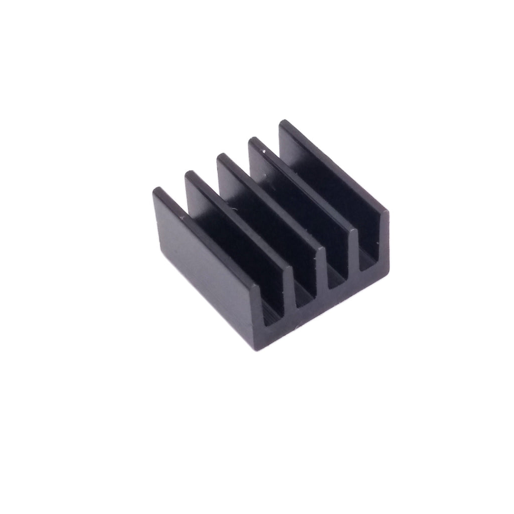 US Stock 20pcs 8.7 X 8.7 X 5.1mm Mini Black Square Aluminum Heat Sink For IC