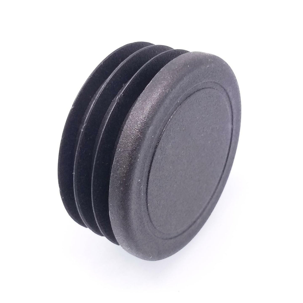20pcs Round Plastic Black Blanking End Cap Caps Tube Pipe Inserts Plug Bung 42mm