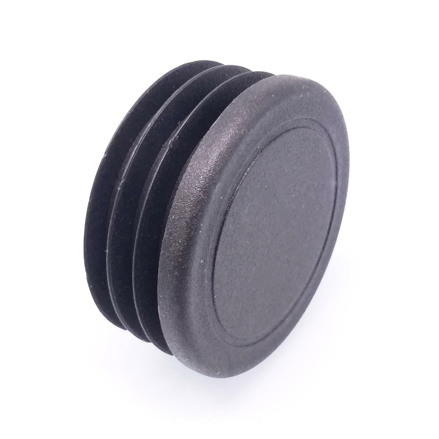 20pcs Round Plastic Black Blanking End Cap Caps Tube Pipe Inserts Plug Bung 42mm
