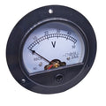 US Stock DC 0 ~ 50V Round Analog Volt Pointer Needle Panel Meter Voltmeter