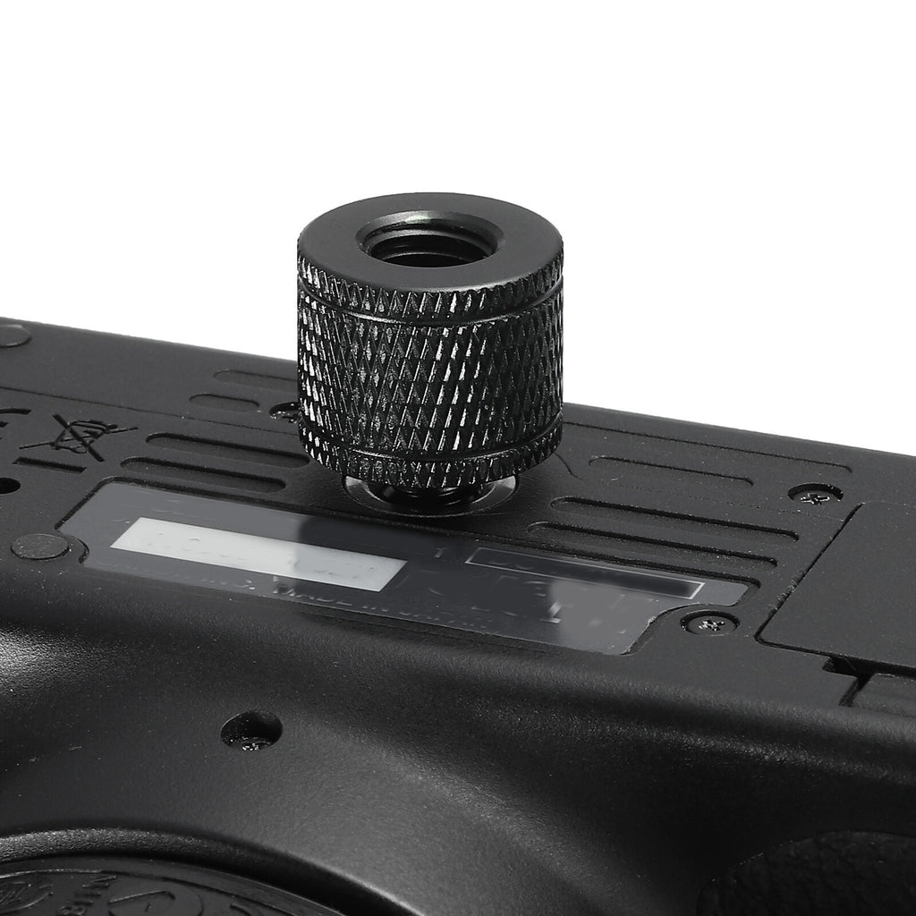 Mic Stand Adapter M10 Female x 3/8 Male Camera Screw Thread Adapter Black