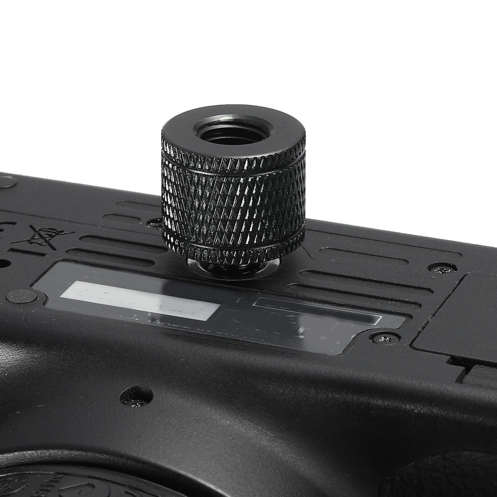 Mic Stand Adapter M10 Female x 3/8 Male Camera Screw Thread Adapter Black