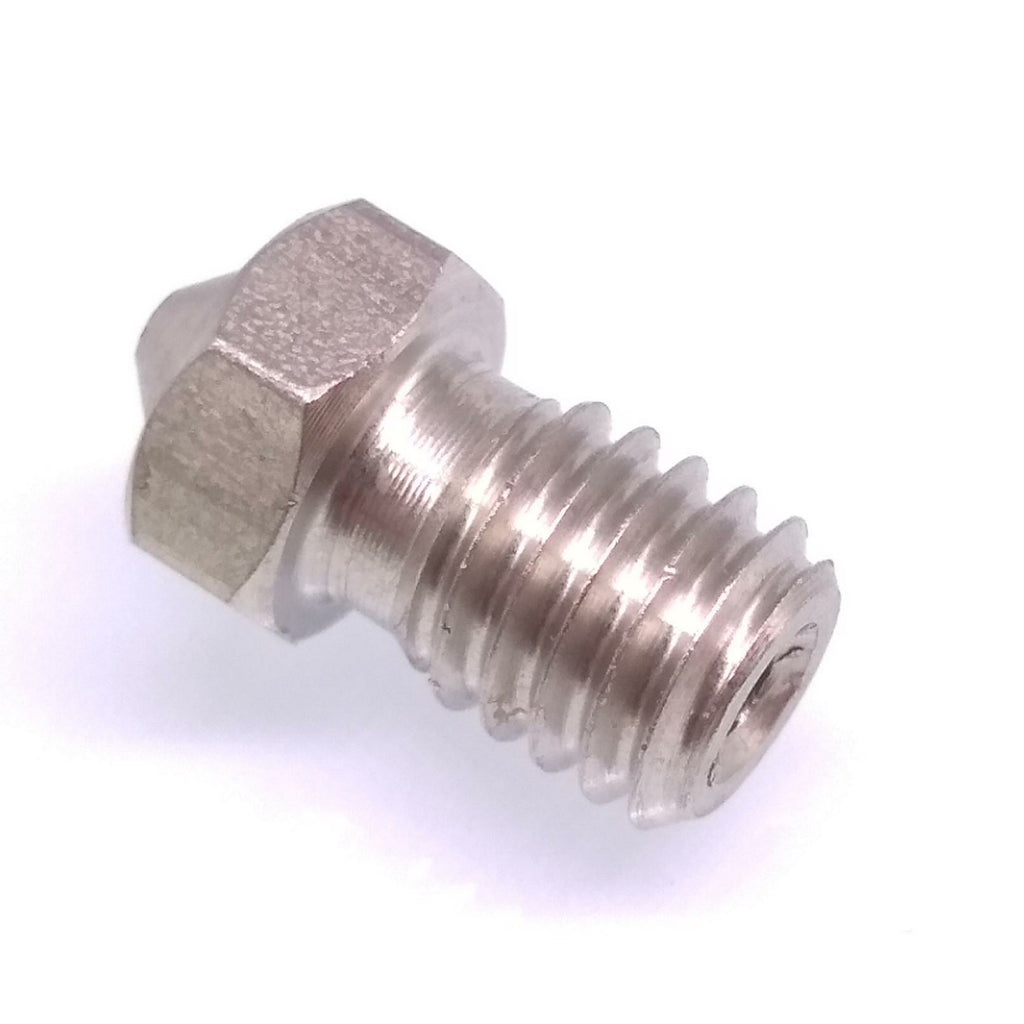 5pcs 3D Printer Extruder Stainless Steel Nozzle 1mm M6 Thread 1.75mm For E3D