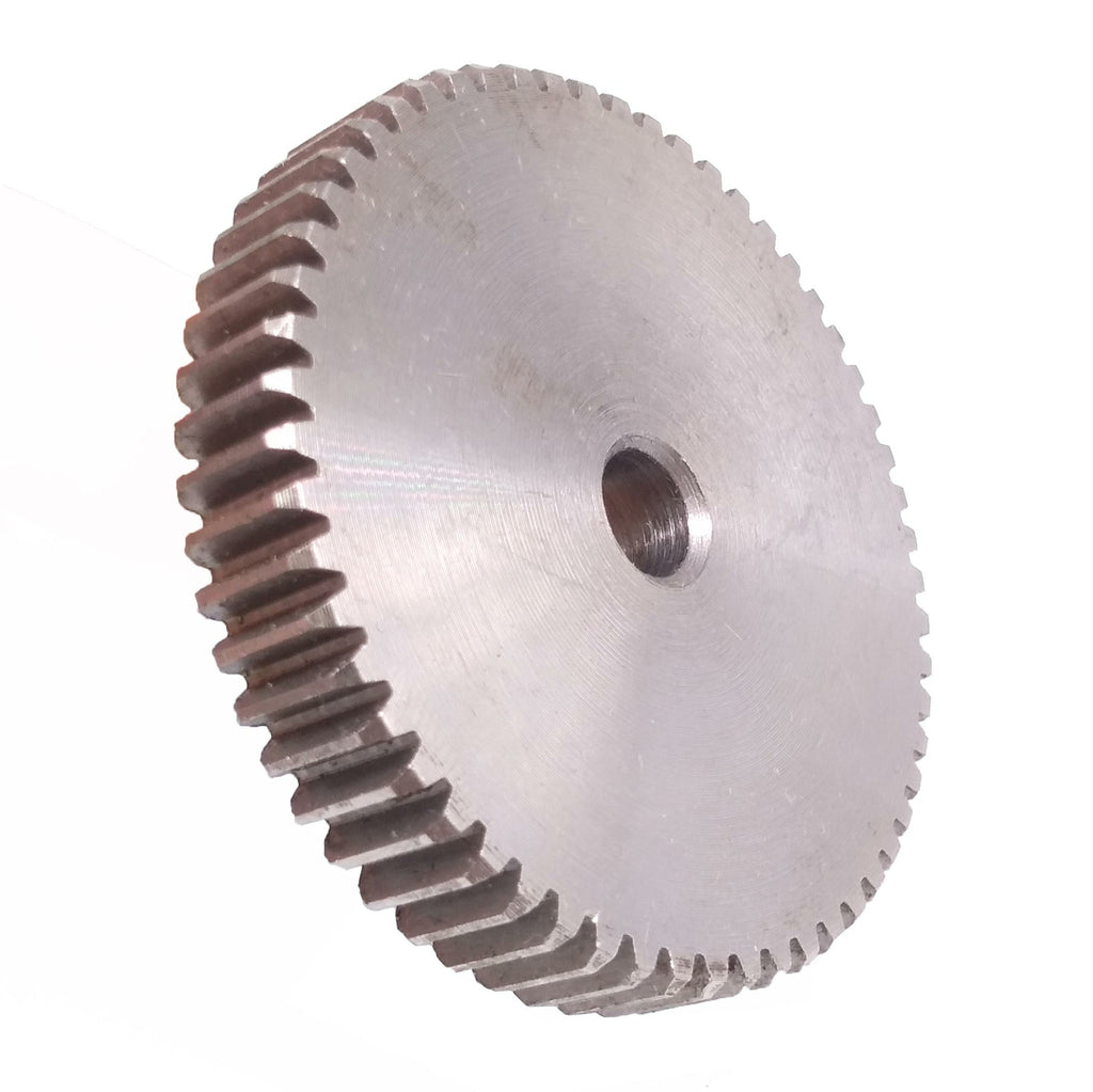 1pc 1 Mod 60T Spur Gear 45# Steel Motor Pinion Gear Thickness 10mm