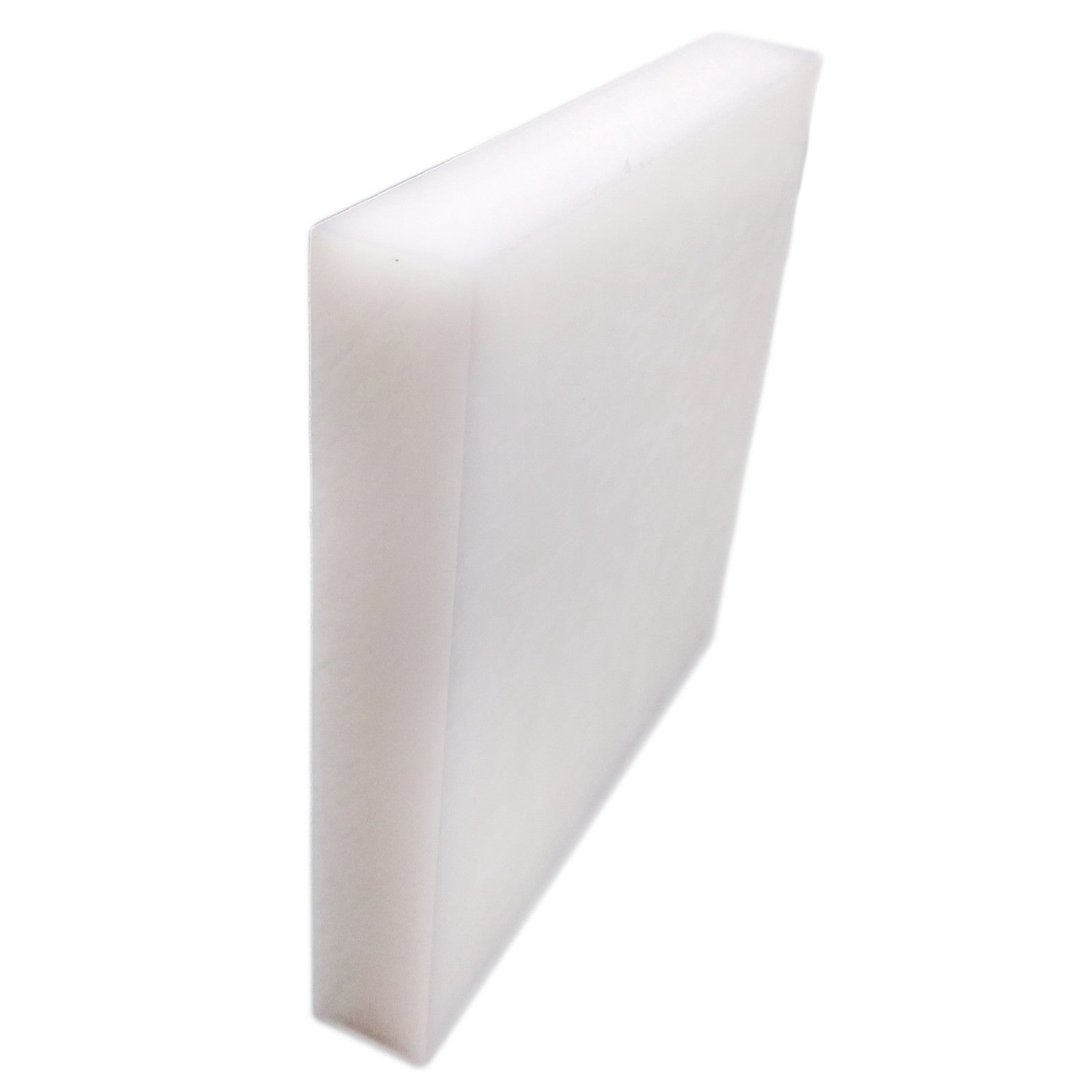 US Stock 20 ±10% x 100 x 100mm White Acetal POM Polyoxymethylene Plate Sheet