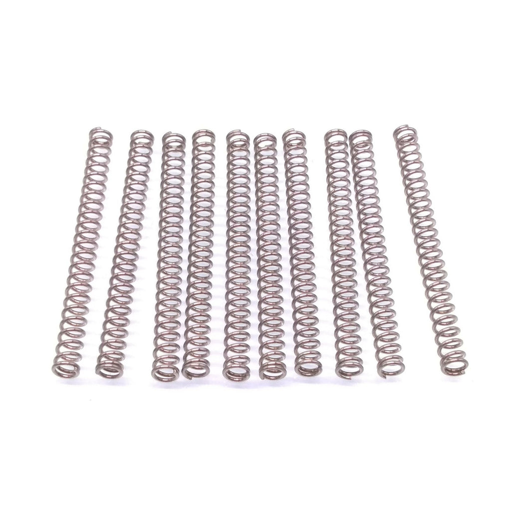 10x 0.6mm Wire Dia Stainless Steel Compression Spring Pressure OD 4mm Length 50