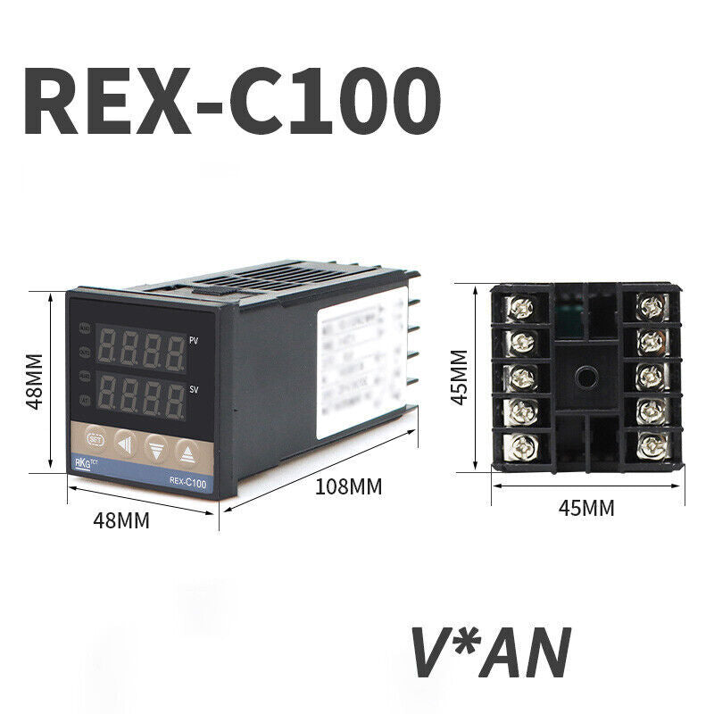 Digital Thermostat LCD Thermostat Smart Thermostat REX-C100