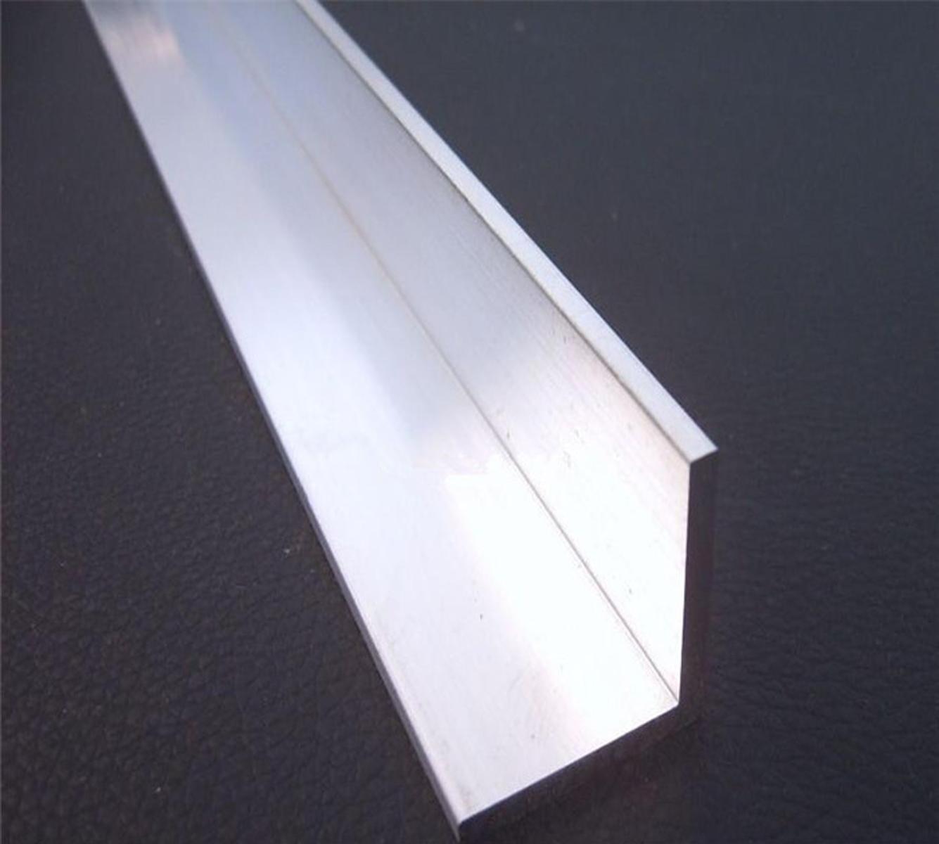 US Stock 4pcs 10mm x 30mm x 250mm(9.84") Long 2mm Thick 6063 T5 Aluminum Angle