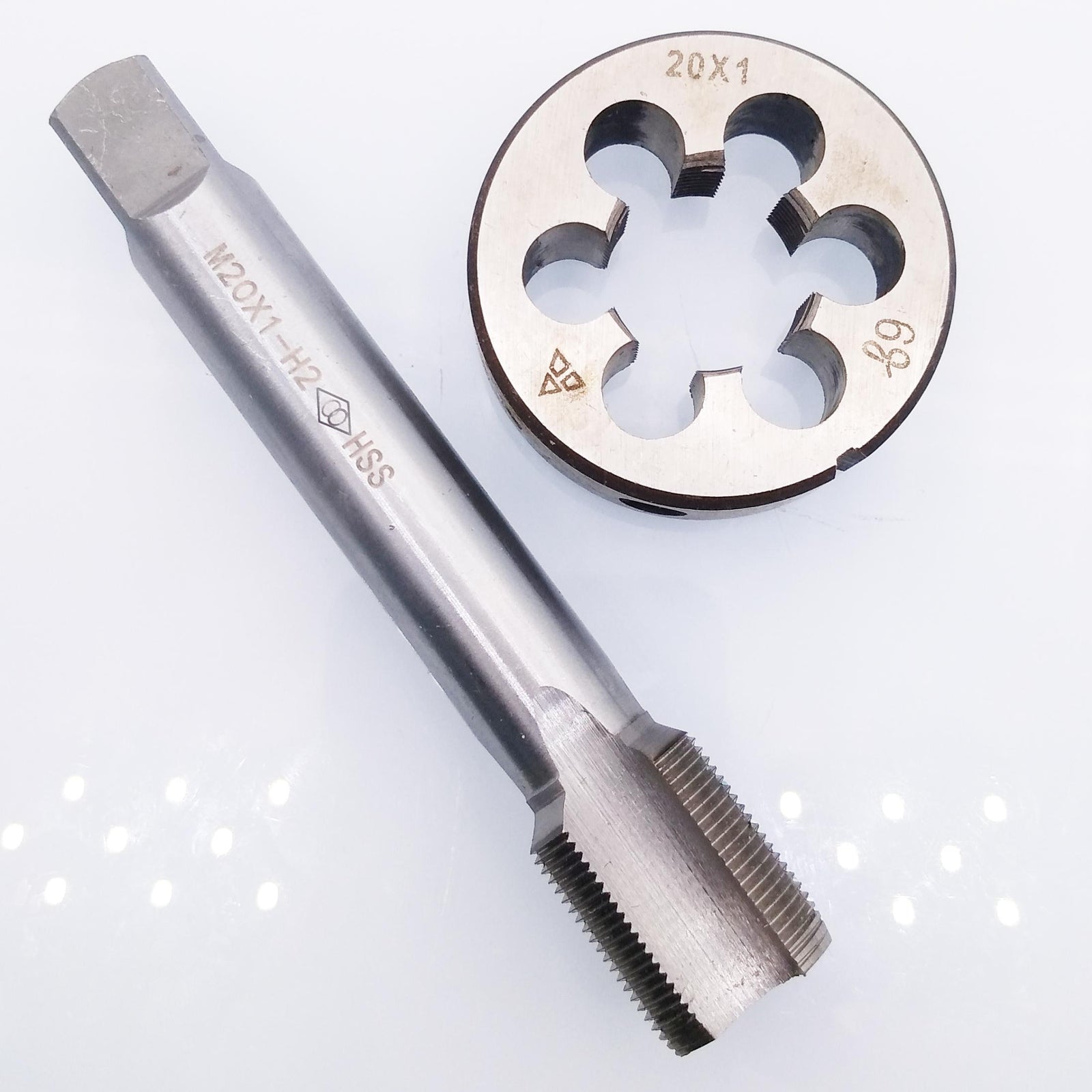 AU Stock  HSS M20 x 1mm Tap & M20 x 1.0mm Die Metric Thread Right Hand
