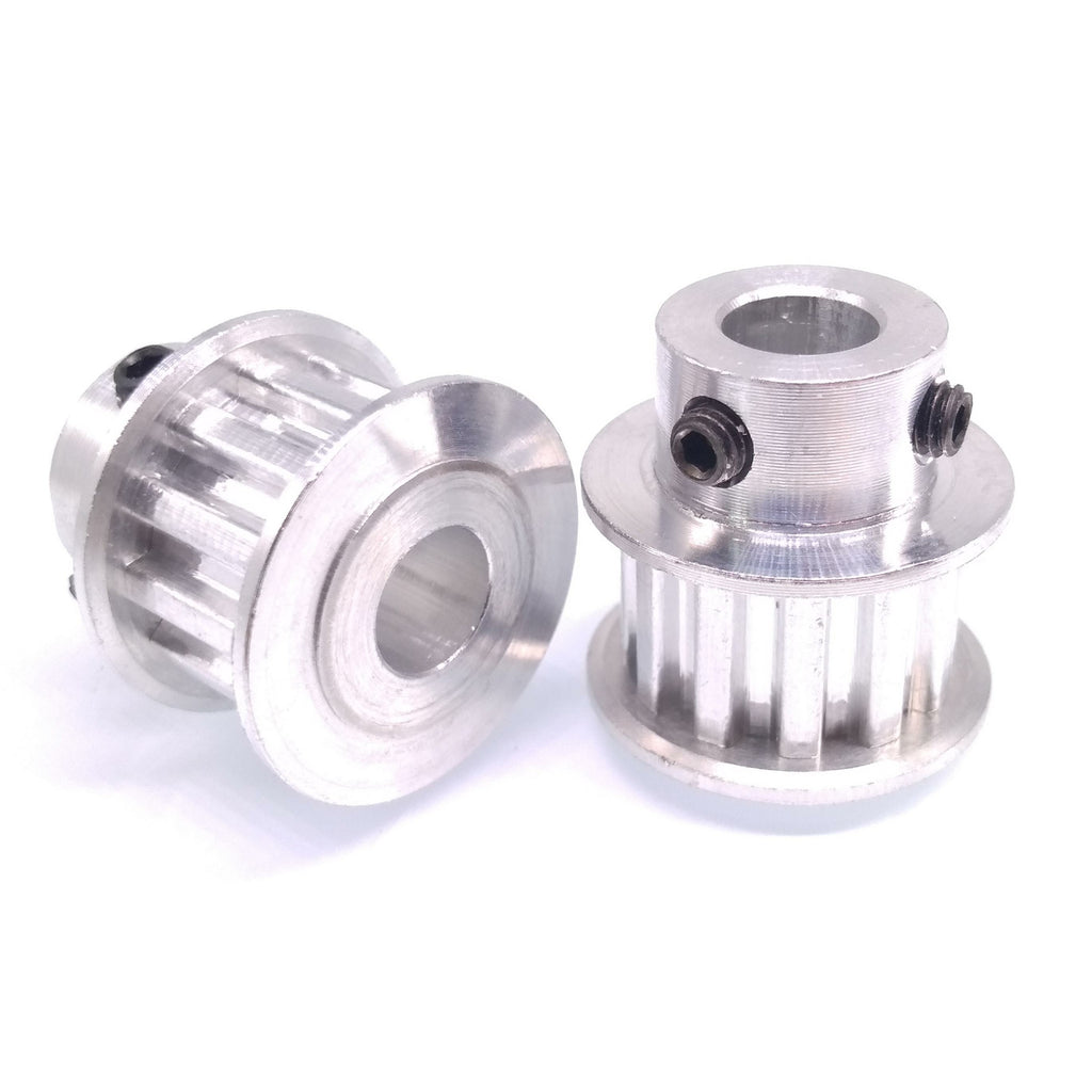 2x XL 12T Timing Belt Pulley Synchronous Wheel 8mm Bore For 10mm Width Belt