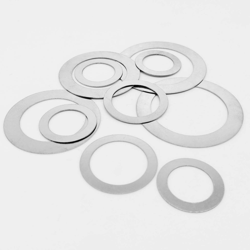 AU Stock 10x M25x35 0.5mm SS Ultra Thin Flat Washer Ultrathin Shim Plain Gasket