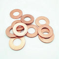 AU Stock 5pcs M8 x 16mm x 1.6mm 99.9% Pure Copper Cu Flat Conductive Flat Washer