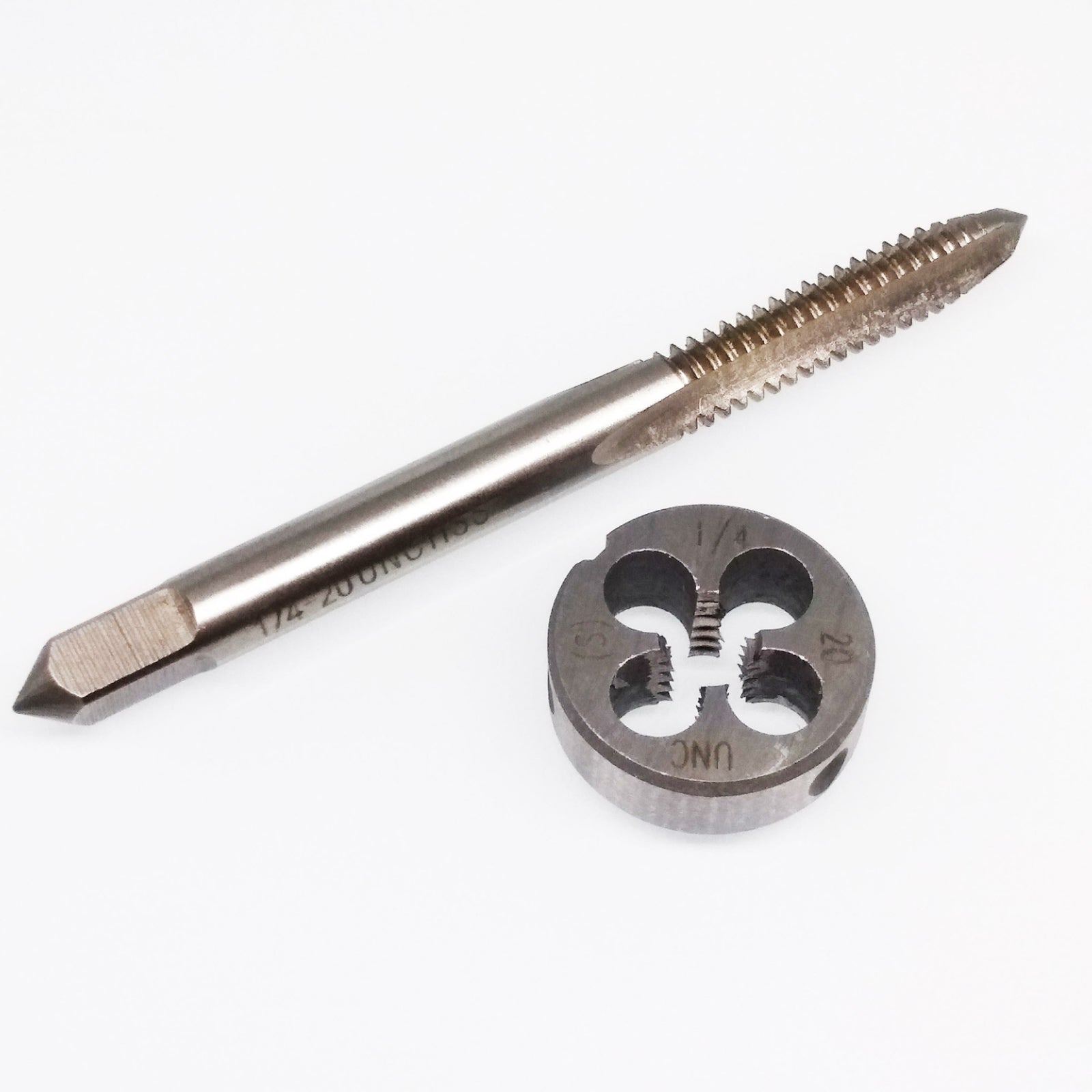 US Stock HSS 1/4-20 UNC Tap & 1/4-20 UNC Die Right Hand