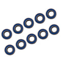 US Stock 10pcs MR105-2RS Rubber Sealed Ball Bearing Miniature Bearing 5x10x4mm