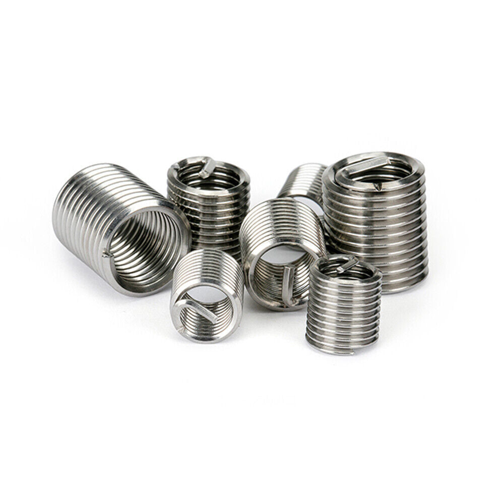 US Stock 50pcs M4 x 0.7 x 1D Thread Insert 304SS Wire Insert Thread Repair
