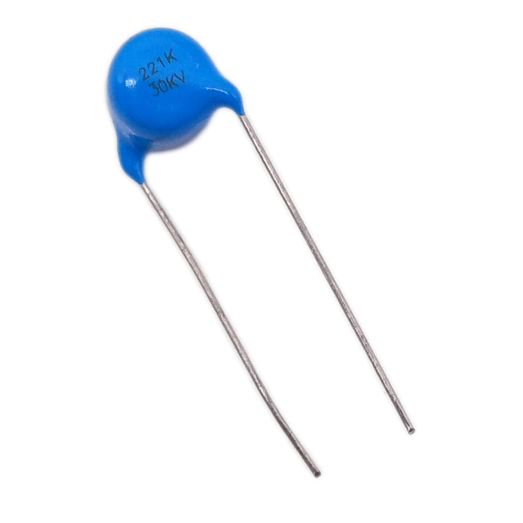 AU Stock 5pcs High Voltage Ceramic Disc Capacitors 220pf 0.22nf 221 30000V 30KV