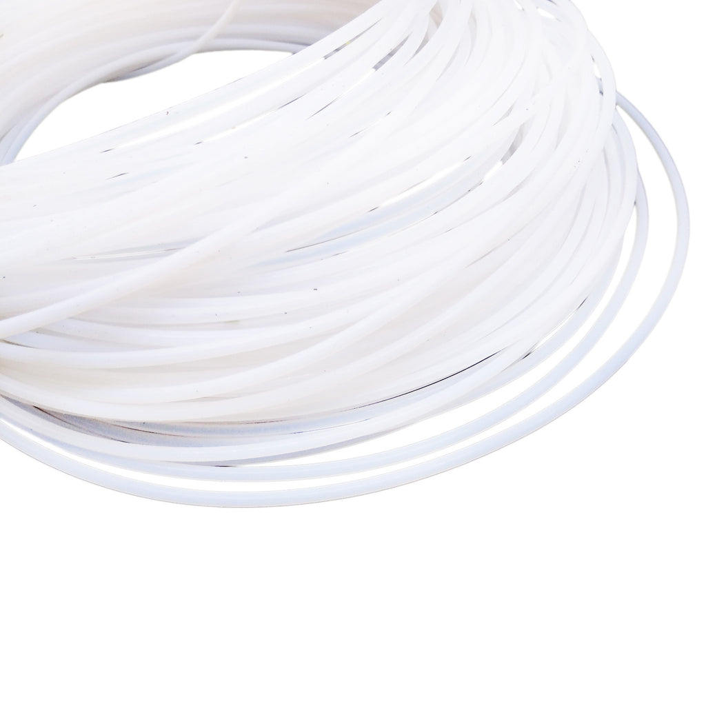 6M 20 Feet Long OD 3mm ID 2mm Polytetrafluoroethylene PTFE Tubing Tube Pipe Hose