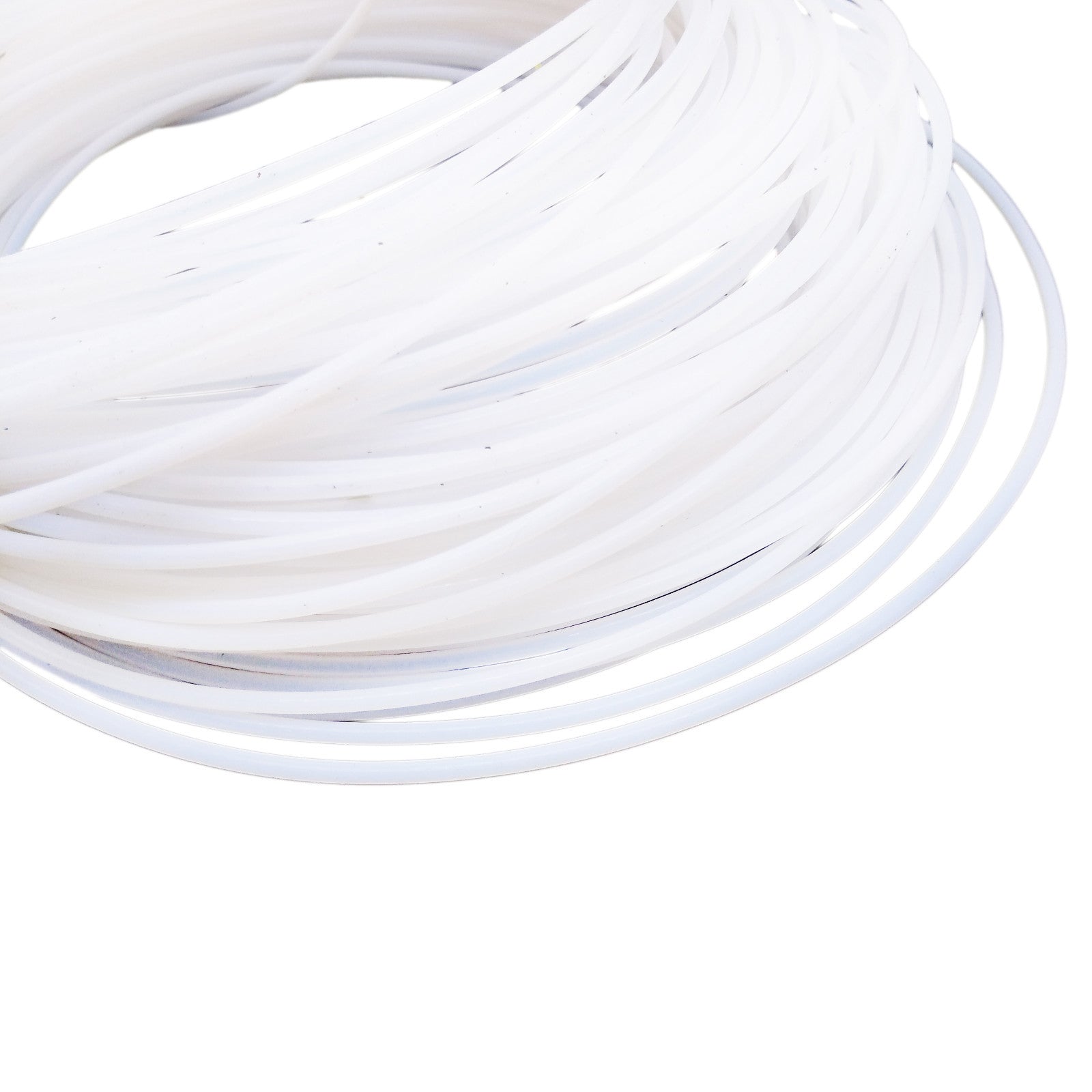 6M 20 Feet Long OD 3mm ID 2mm Polytetrafluoroethylene PTFE Tubing Tube Pipe Hose