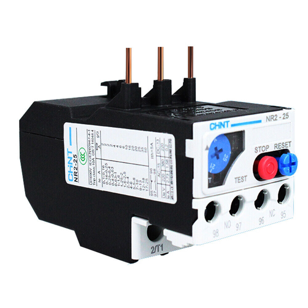 Range from 17-25 Amp Thermal Overload Relay 3 Phase FR NR2-25 for Protect Motor