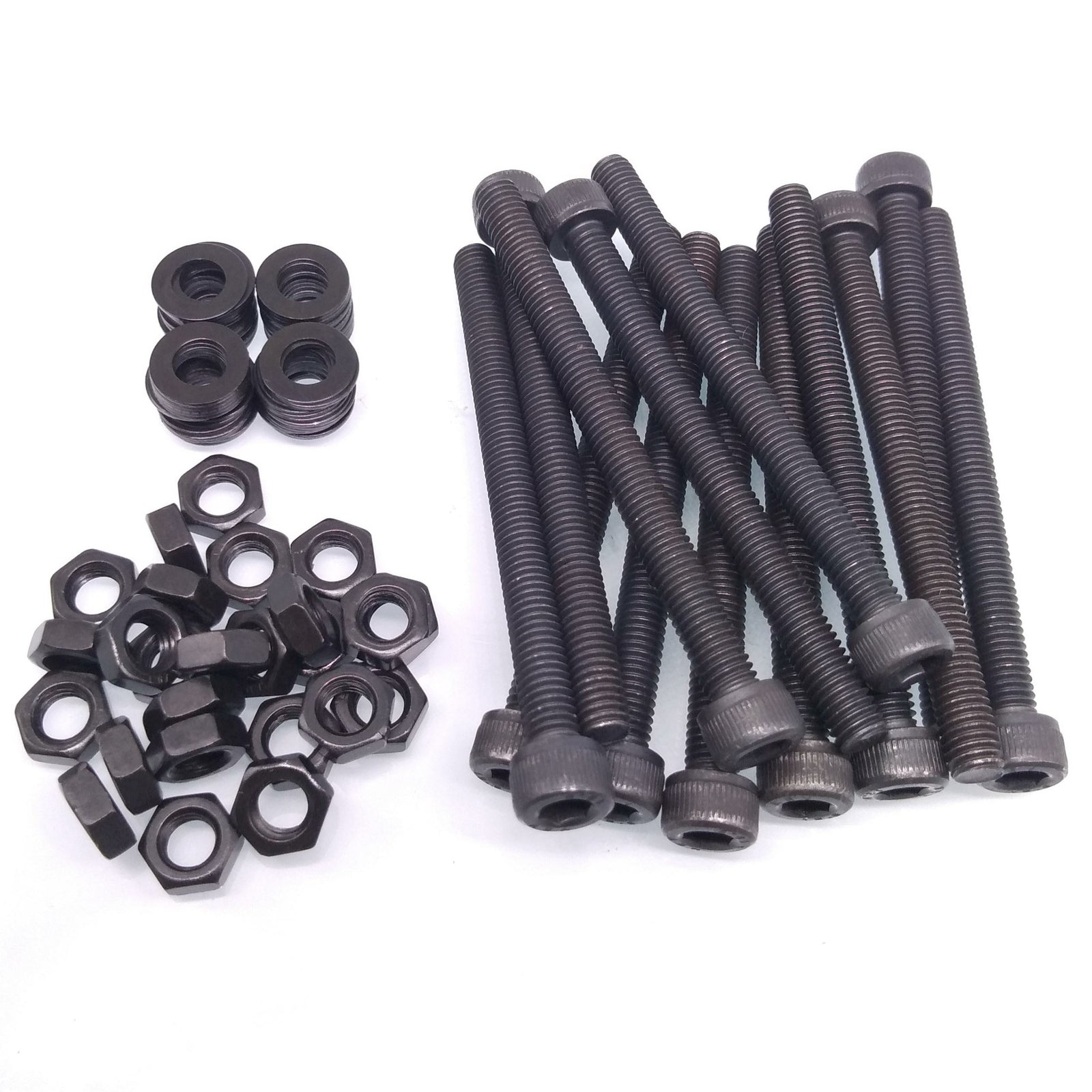 50x M5 x 60mm Socket Head Cap Screws Alloy Steel Allen Socket Drive Nuts Washers
