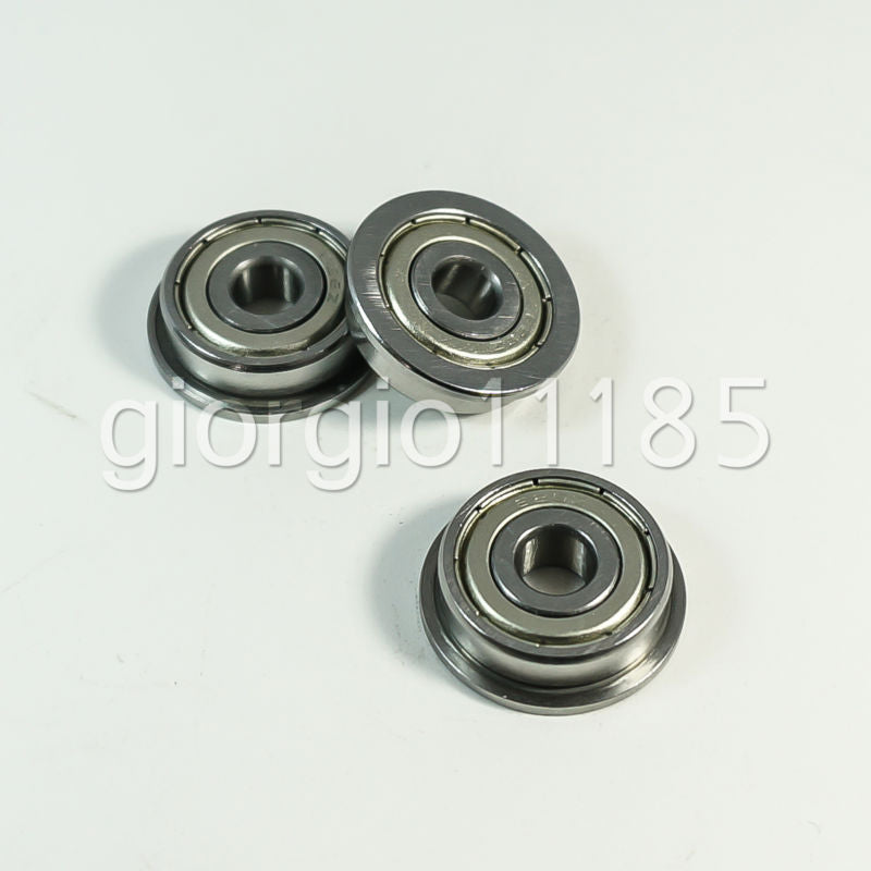 AU Stock 10pcs F688zz Mini Metal Double Shielded Flanged Ball Bearings 8x16x5mm