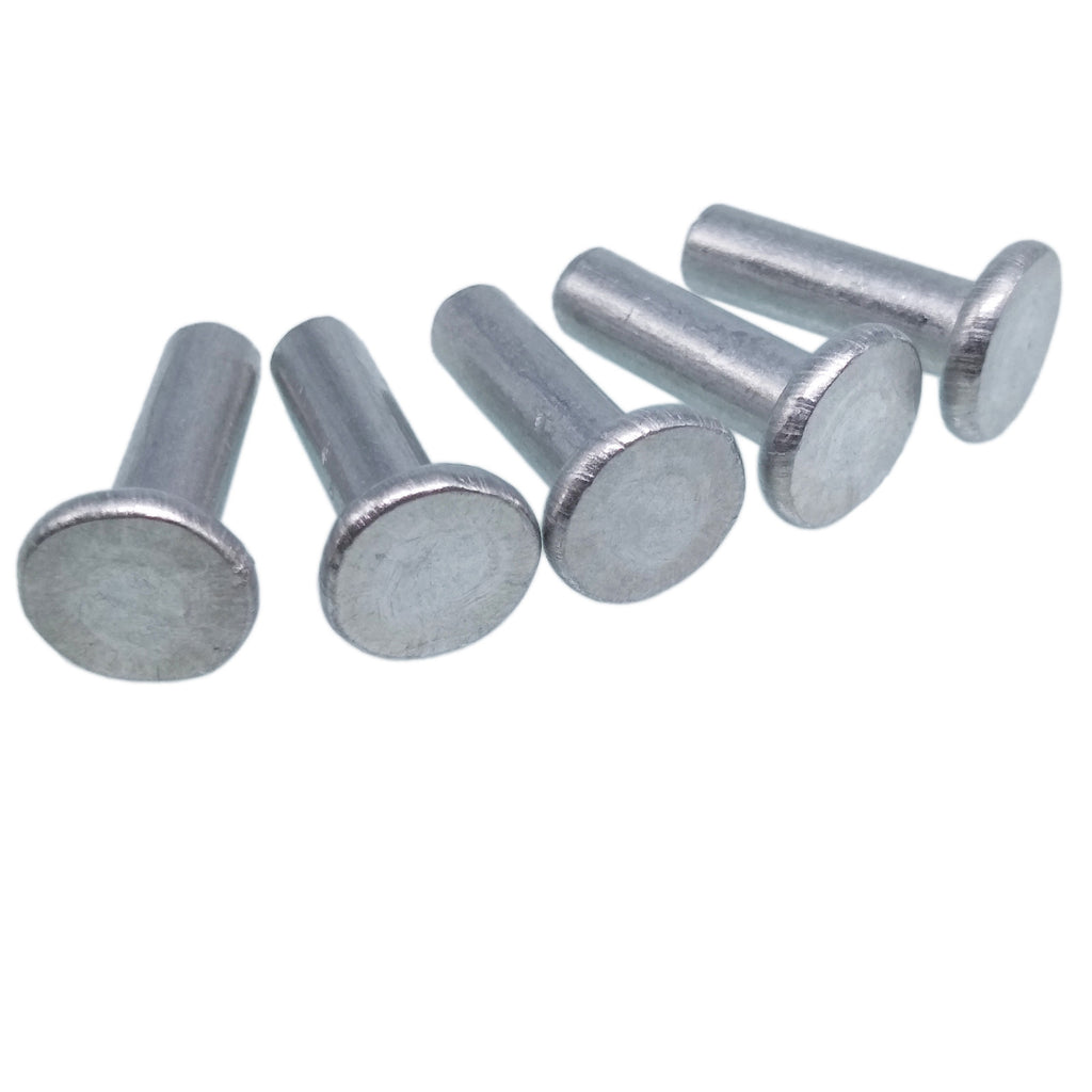 US Stock 100x 5mm Dia 16mm Shank CSK Flat Countersunk Head Aluminum Solid Rivets