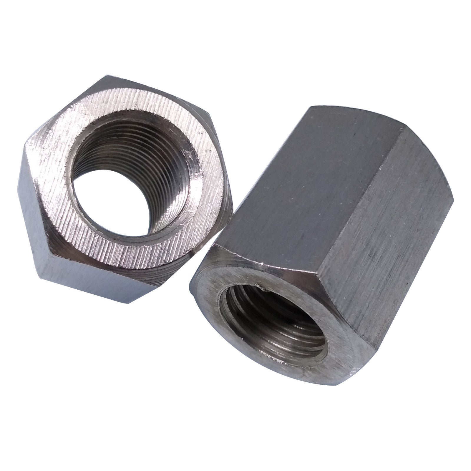 US Stock 2pcs M16 x 2 x 30mm Stainless steel Long Coupling Hex Nut Connector