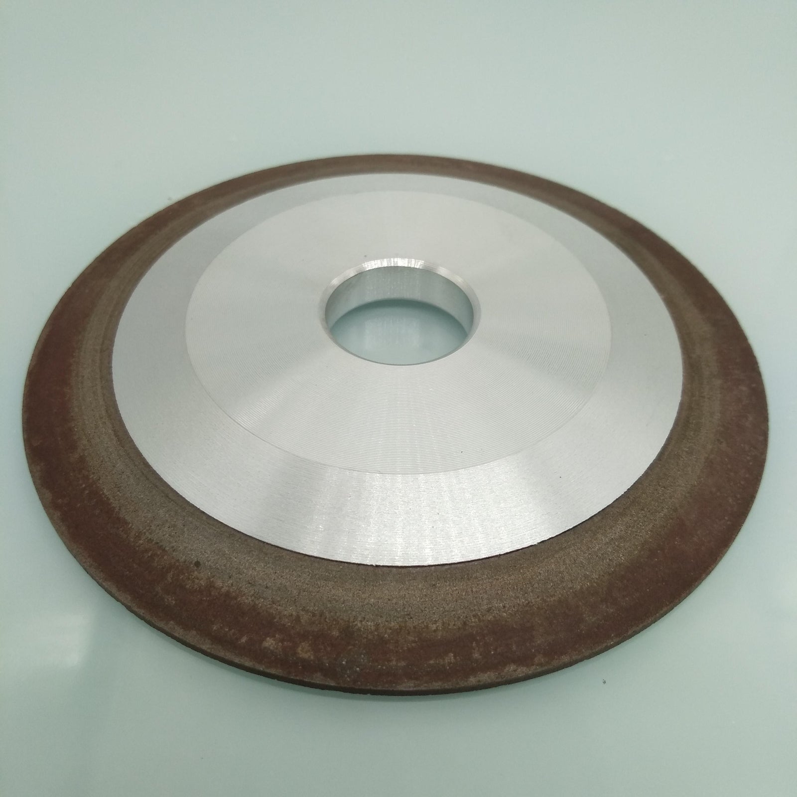 AU Stock 100mm One Tapered Side Plain Diamond Saw Blade Grinding Wheel 150 Grit