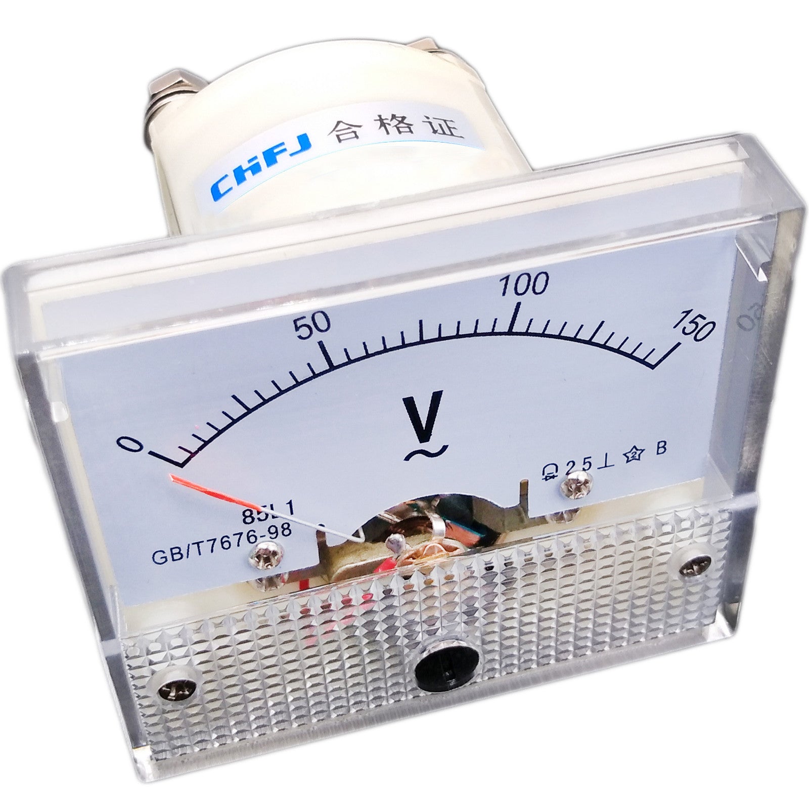 US Stock Analog Voltmeter Panel Pointer Volt Voltage Meter Gauge 85L1 AC 0-150V