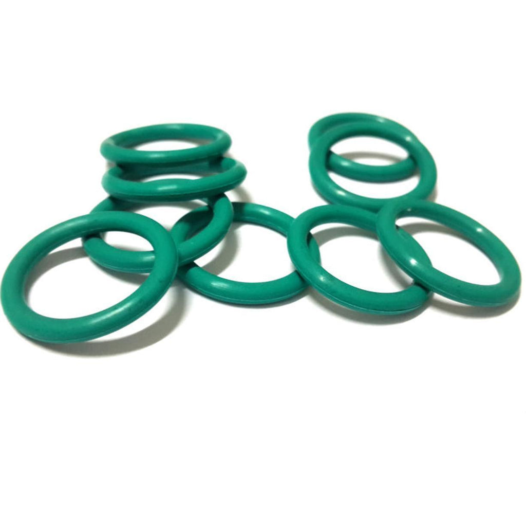 US Stock 50pcs 8mm OD 5mm ID 1.5mm Dia Fluororubber Seal Fluorine Rubber O-Ring